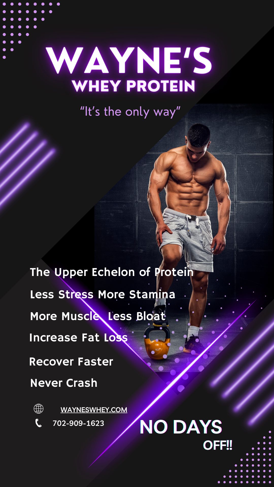 Wayne's Whey Xtreme Banned Formula men only