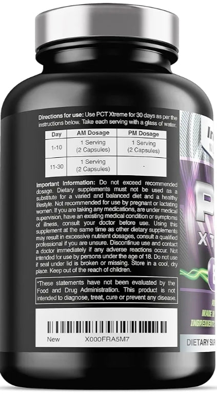 Iron Labs Nutrition: PCT Xtreme